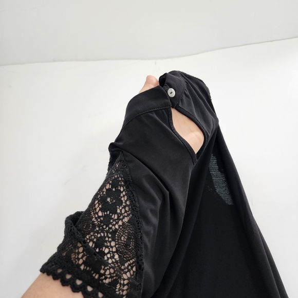 Perception concept short sleeve top in black size M - Picture 5 of 10